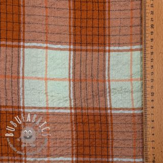 Viscosa CRINKLE Check mint