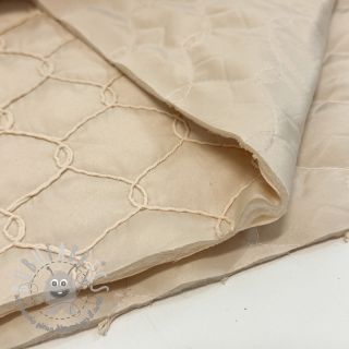 Tessuto trapuntato Cord off white