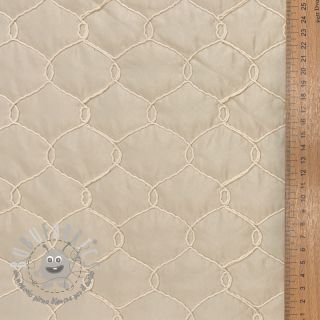 Tessuto trapuntato Cord off white