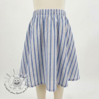 Tessuto di cotone YARN DYED Stripes Nina blue