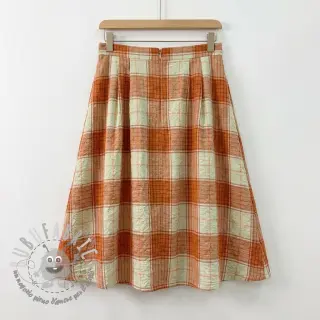 Viscosa CRINKLE Check mint