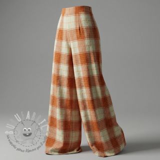 Viscosa CRINKLE Check mint