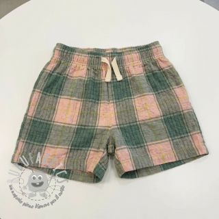 Viscosa CRINKLE Check peach