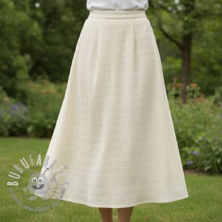 Viscosa CHENILLE JACQUARD ecru