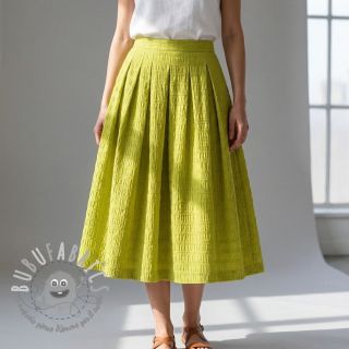 Viscosa CHENILLE JACQUARD lime