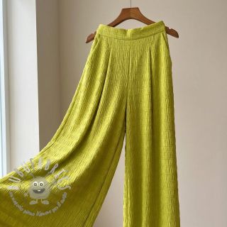 Viscosa CHENILLE JACQUARD lime