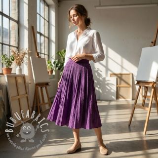 Viscosa CHENILLE JACQUARD cerise
