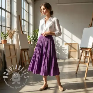 Viscosa CHENILLE JACQUARD cerise
