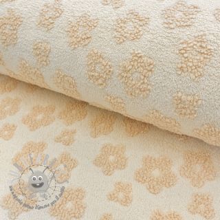 Spugna Knitted flowers ecru