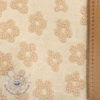 Spugna Knitted flowers ecru