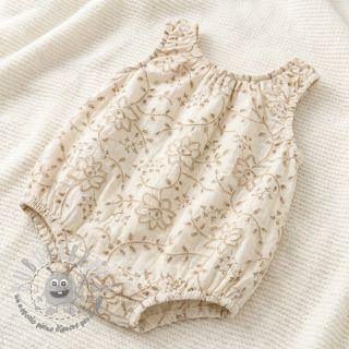 Tessuto di cotone VOILE EMBROIDERY Kiara off white