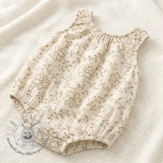 Tessuto di cotone VOILE EMBROIDERY Kiara off white
