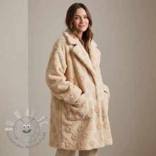 Spugna Knitted flowers ecru