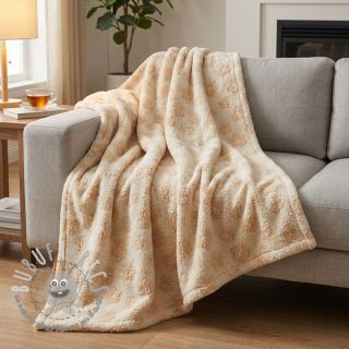 Spugna Knitted flowers ecru