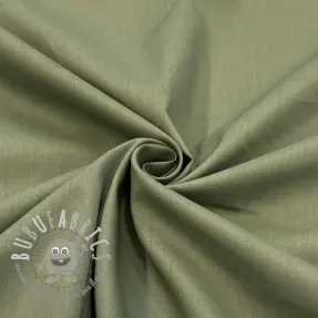 Tessuto in cotone e viscosa olive
