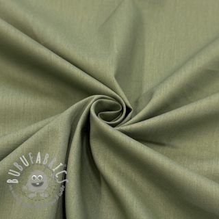 Tessuto in cotone e viscosa olive