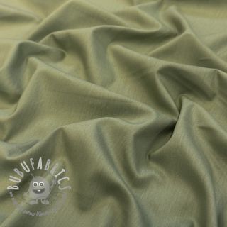 Tessuto in cotone e viscosa olive