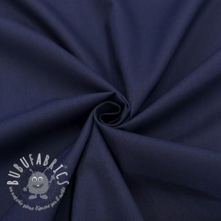 Tessuto in cotone e viscosa navy