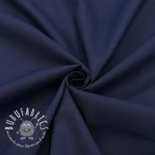 Tessuto in cotone e viscosa navy