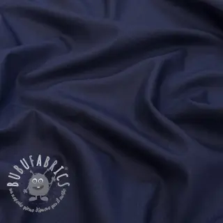 Tessuto in cotone e viscosa navy