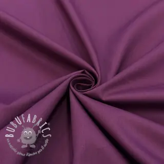 Tessuto in cotone e viscosa aubergine