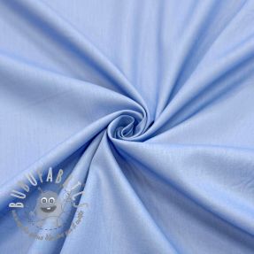 Tessuto in cotone e viscosa baby blue