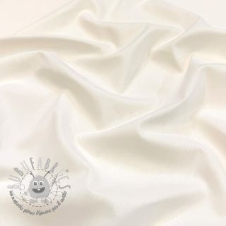 Tessuto in cotone e viscosa ecru