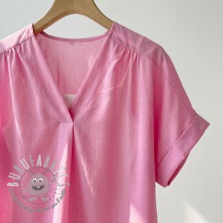 Tessuto in cotone e viscosa light pink