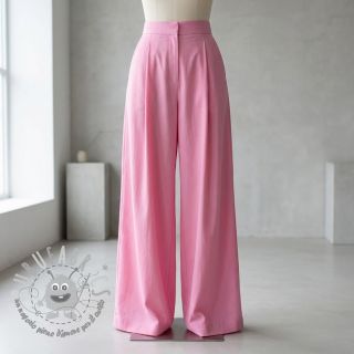 Tessuto in cotone e viscosa light pink