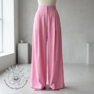 Tessuto in cotone e viscosa light pink