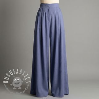 Tessuto in cotone e viscosa jeans