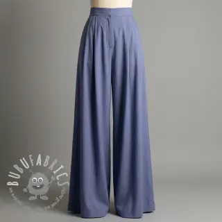 Tessuto in cotone e viscosa jeans
