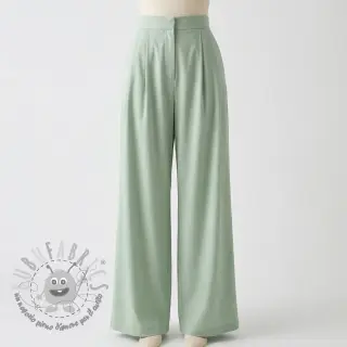 Tessuto in cotone e viscosa mint