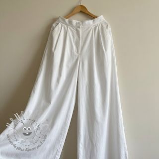 Tessuto in cotone e viscosa white