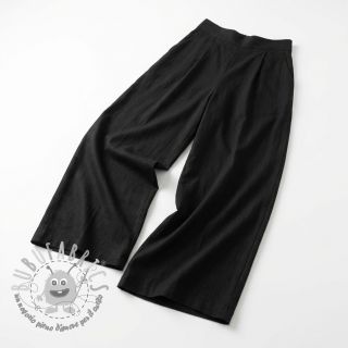 Tessuto in cotone e viscosa black