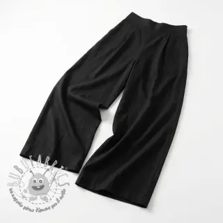 Tessuto in cotone e viscosa black