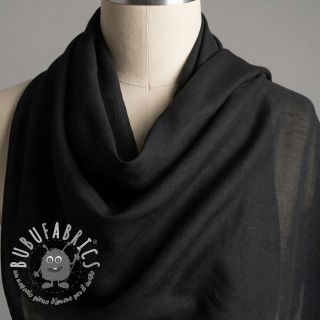 Tessuto in cotone e viscosa black