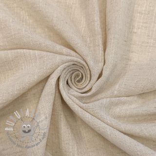 Tessuto di cotone con lino SLUB WASHED natural