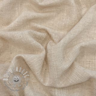 Tessuto di cotone con lino SLUB WASHED natural