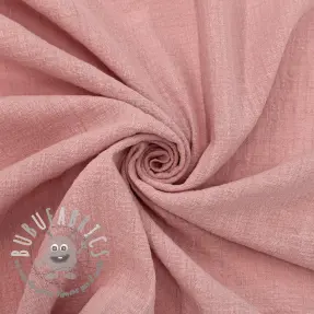 Tessuto di cotone SLUB WASHED old rose