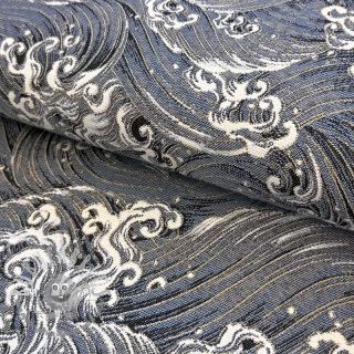 Tessuto decorativo jacquard Swell allover argent