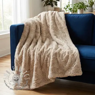 Pelliccia sintetica Maya beige