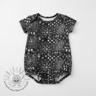 Tessuto di cotone Farwest noir