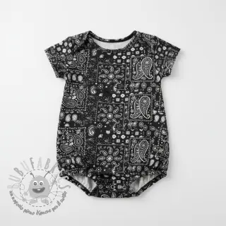 Tessuto di cotone Farwest noir