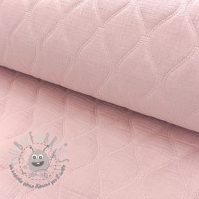Mussola/Doppia garza QUILT Wave soft rose