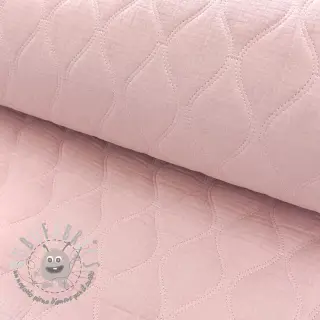Mussola/Doppia garza QUILT Wave soft rose