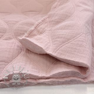 Mussola/Doppia garza QUILT Wave soft rose