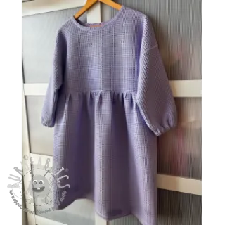 Cotone a nido d'ape bright lilac