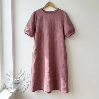 Mussola/Doppia garza STEPPED Cherries mauve