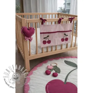 Tessuto di cotone Cherries playmat PANEL digital print